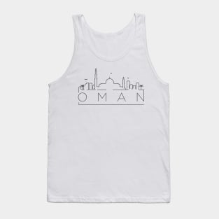 Oman Minimal Skyline Tank Top